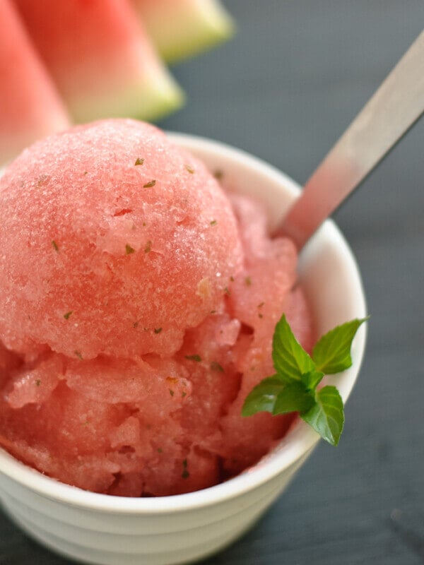 watermelon mint sorbet