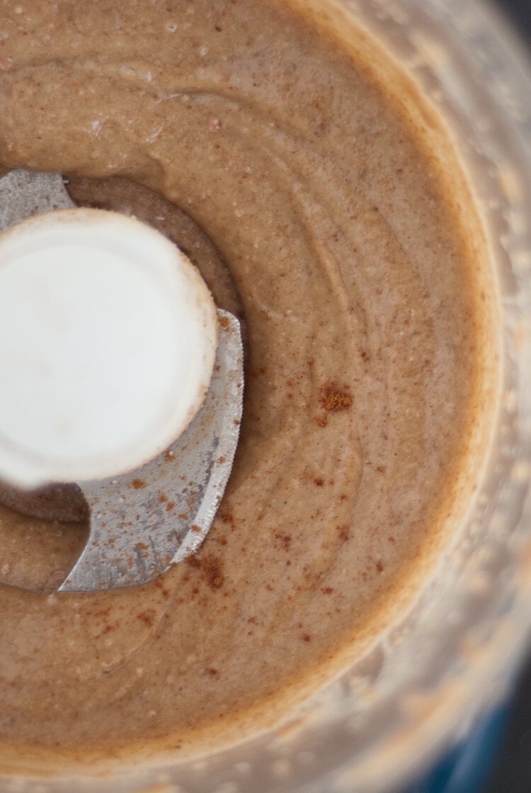 pecan butter in food processor