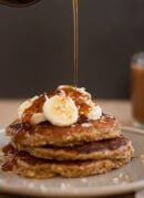 gluten free banana oat pancakes recipe