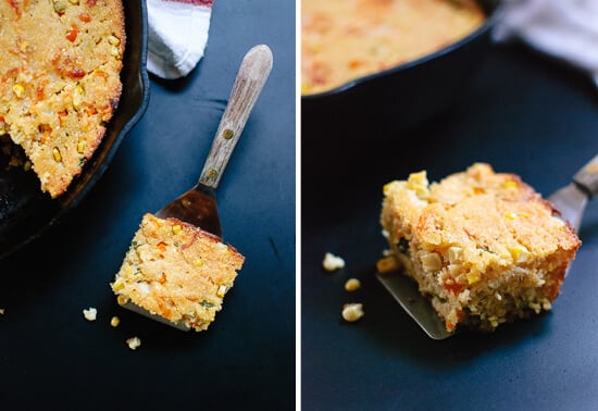 cornbread slice