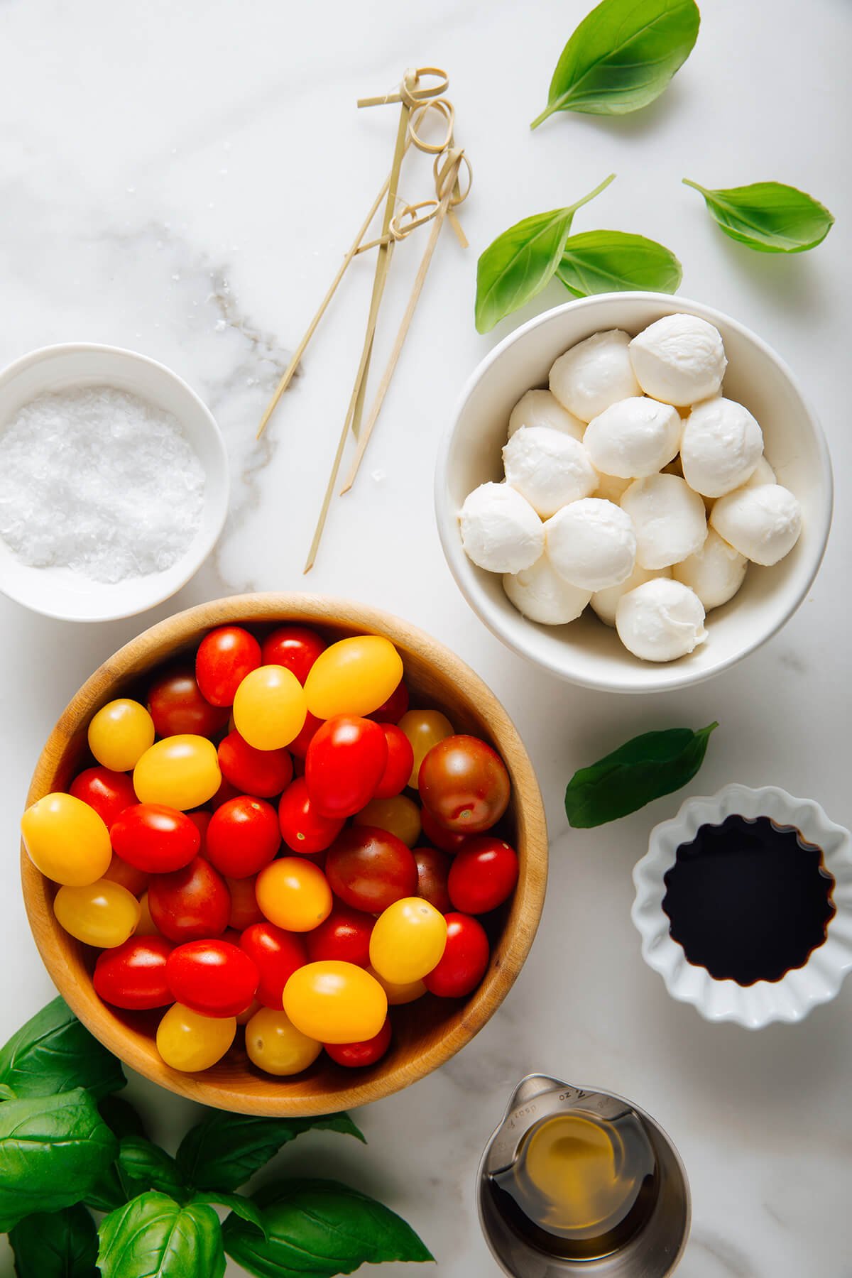 caprese skewer ingredients