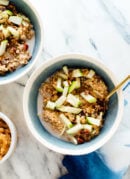 The best bircher muesli recipe! This healthy make-ahead breakfast will keep you fueled through the holidays.