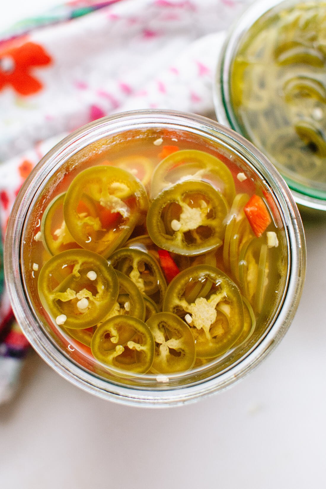 Quick-pickled jalapeños recipe