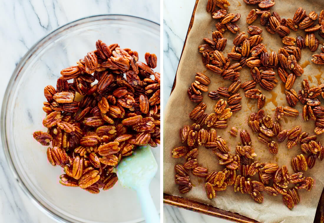 how to make candied pecans