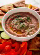 Kalamata white bean dip