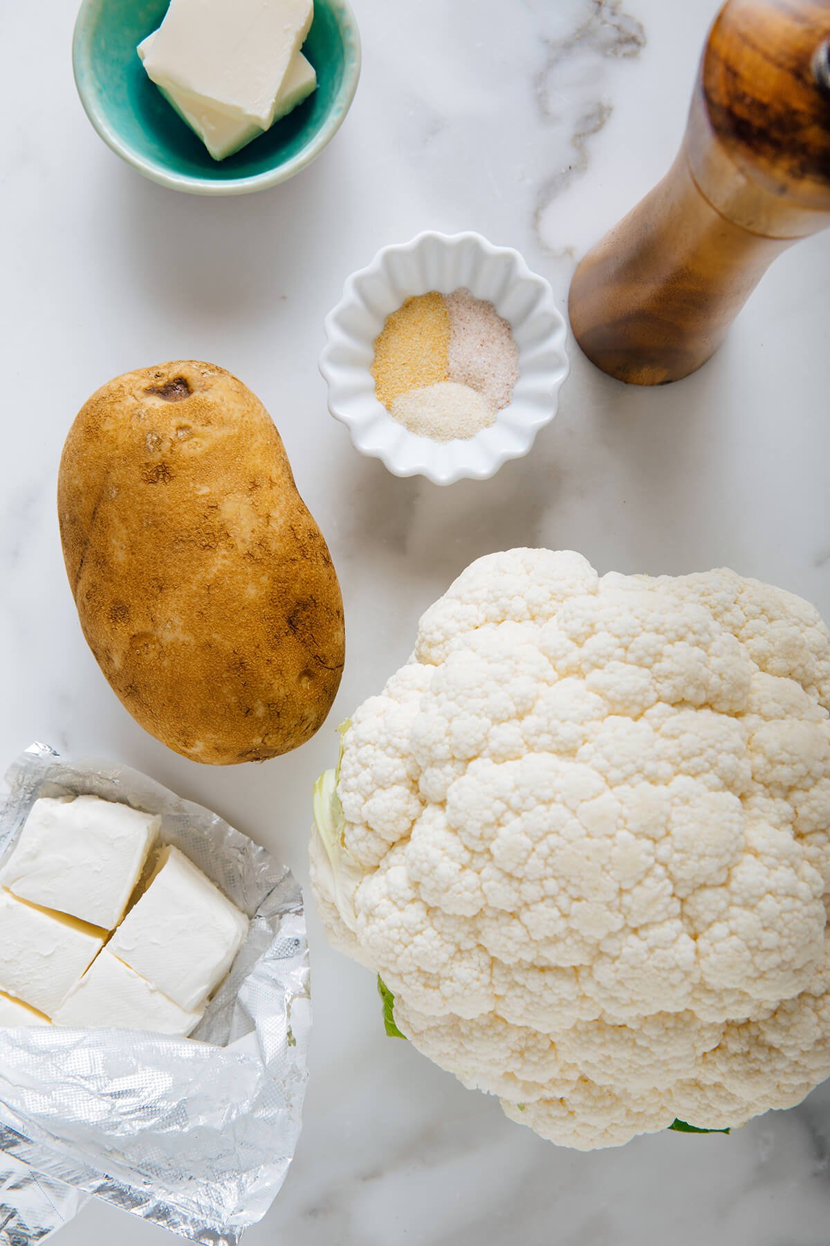 mashed cauliflower ingredients
