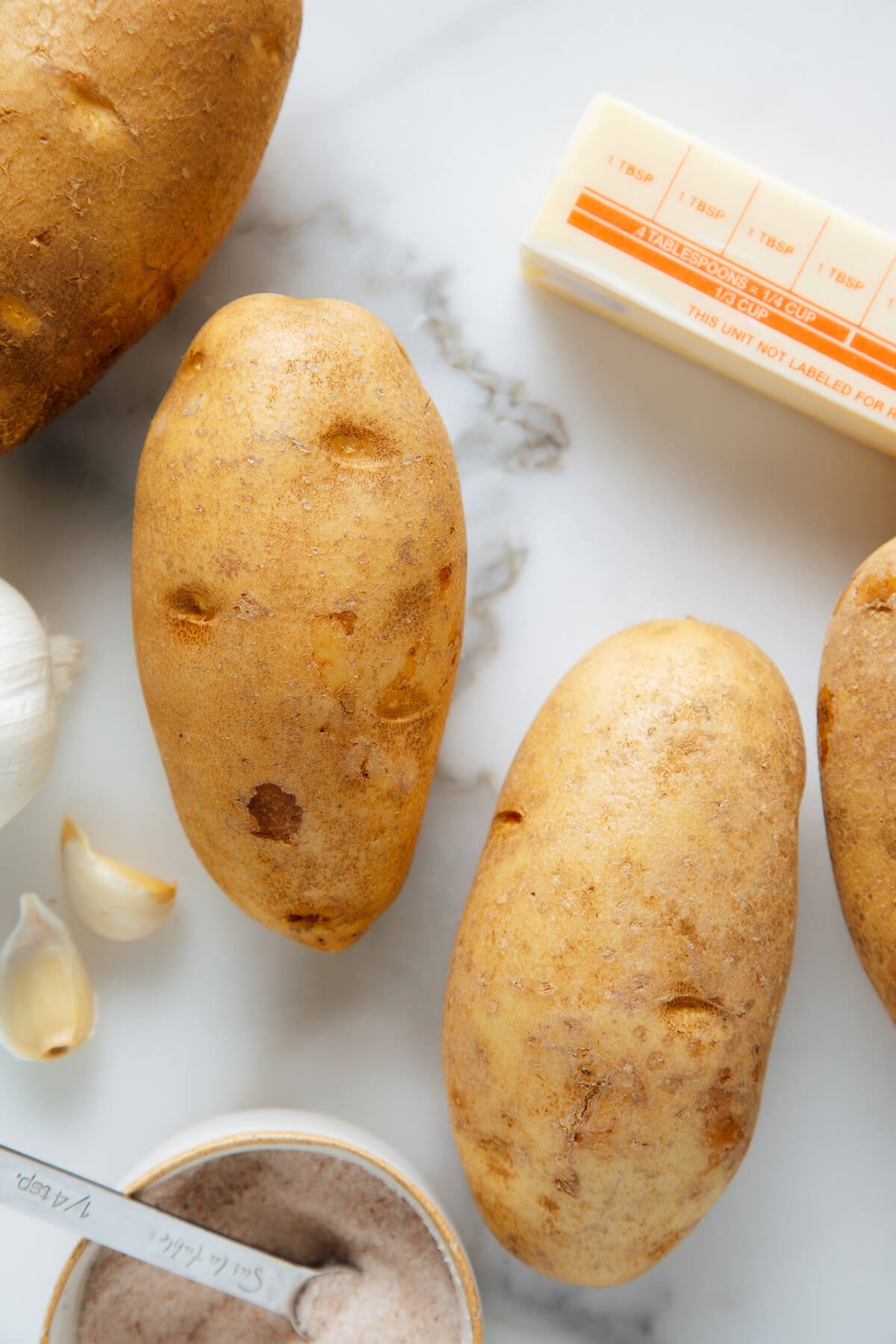 Hasselback potato ingredients