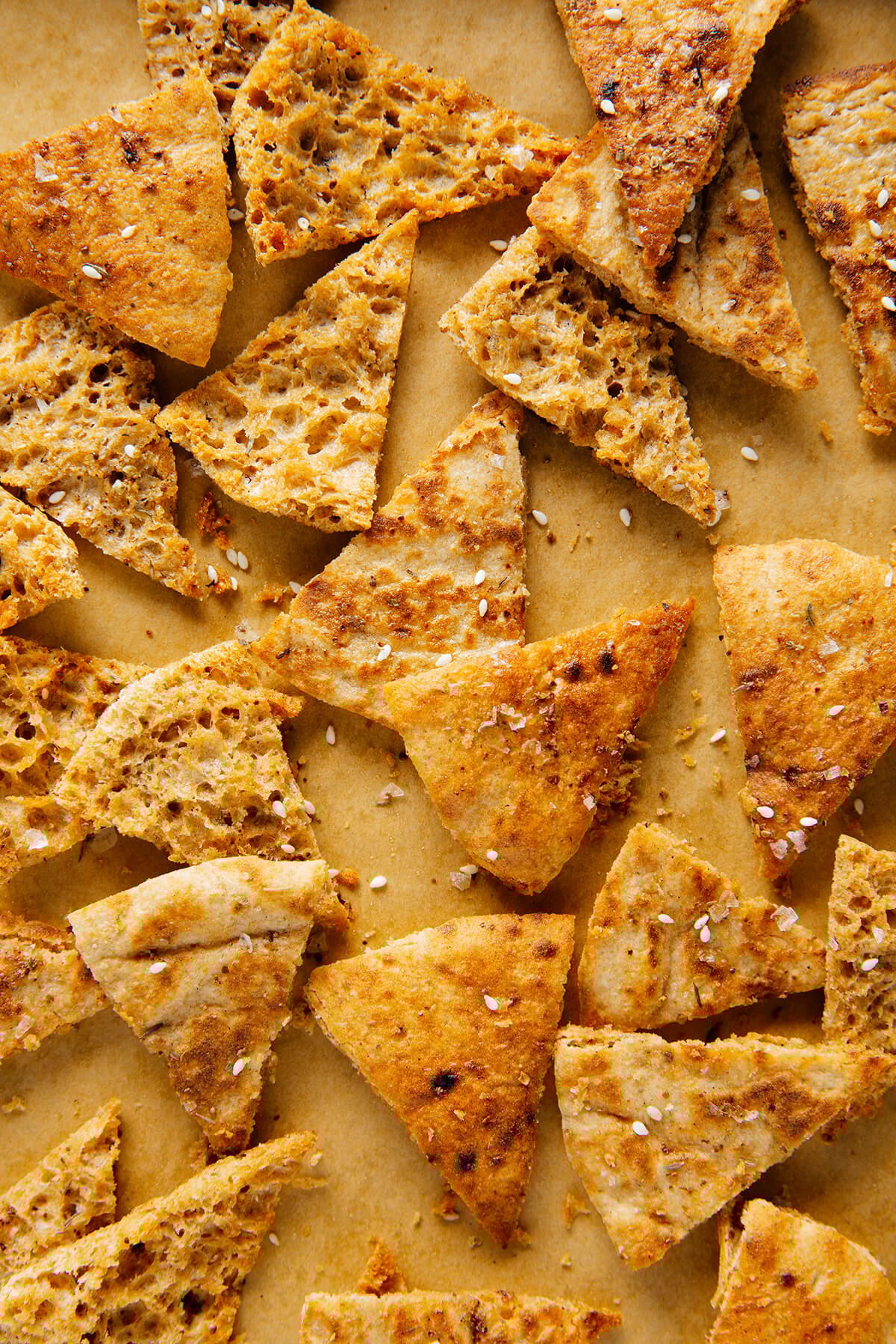 homemade pita chips