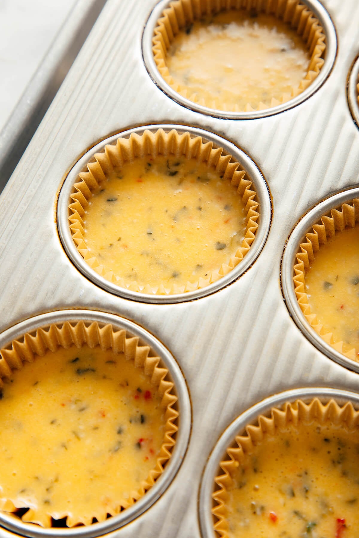 egg bites before baking