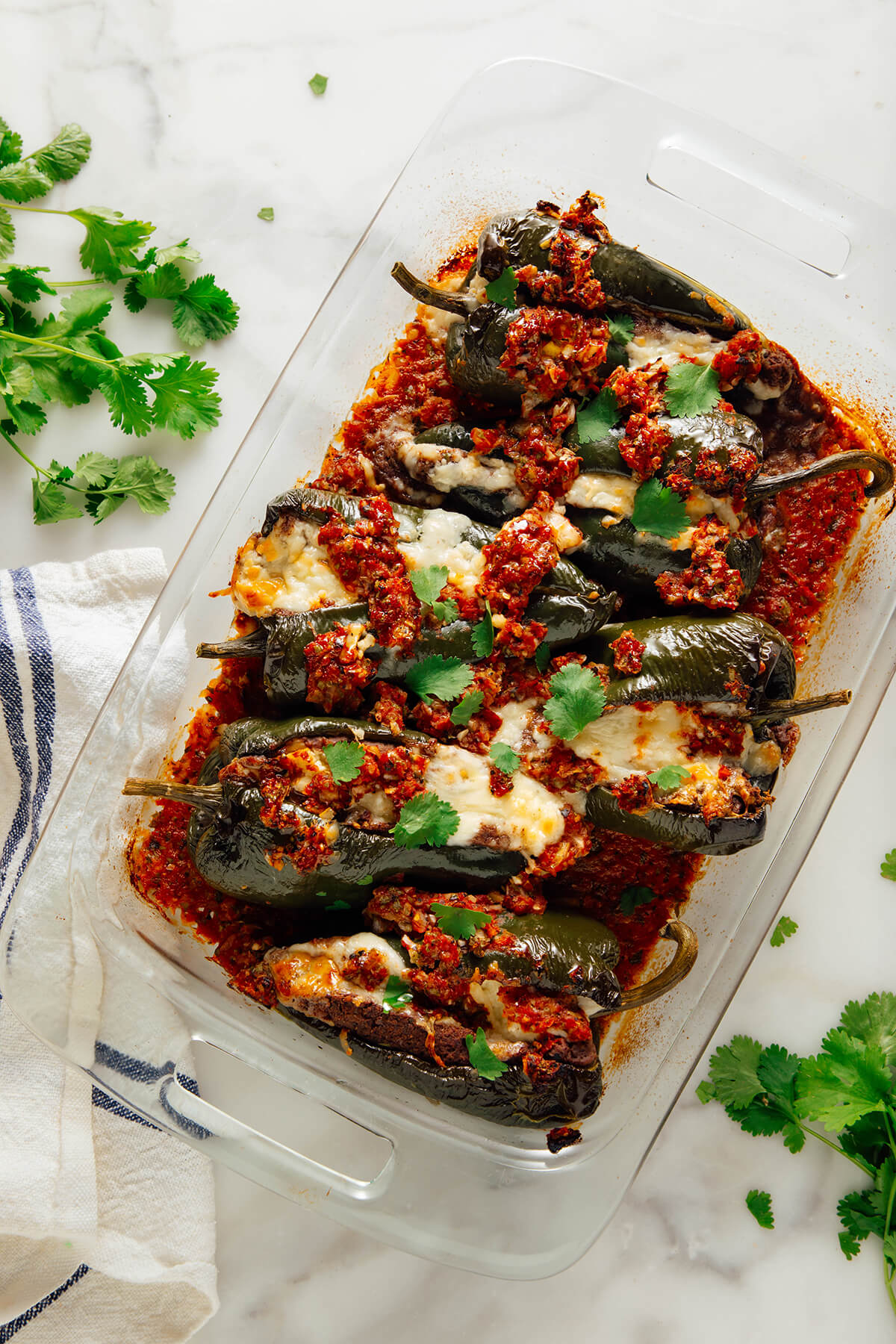 stuffed poblano peppers